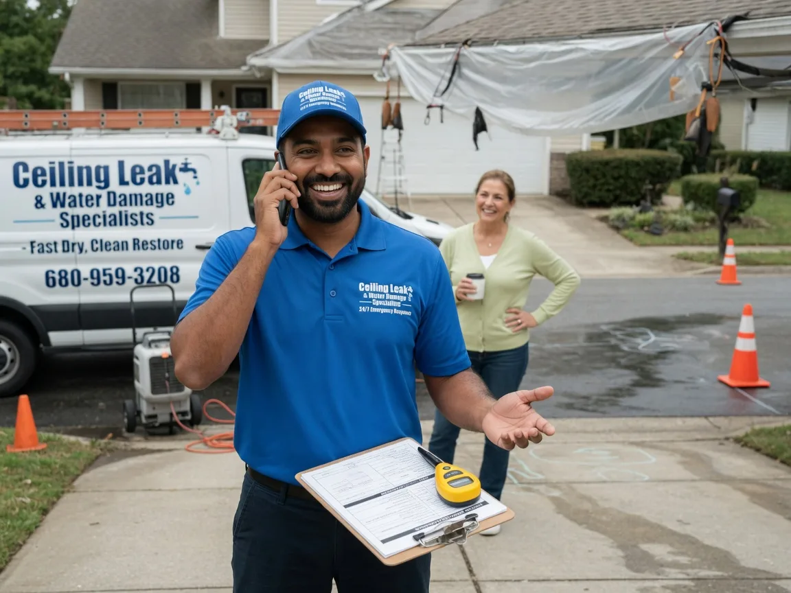 Ceiling Leak Cleanup Sussex, VA FAQs